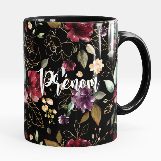 Taza personalizada - Flores