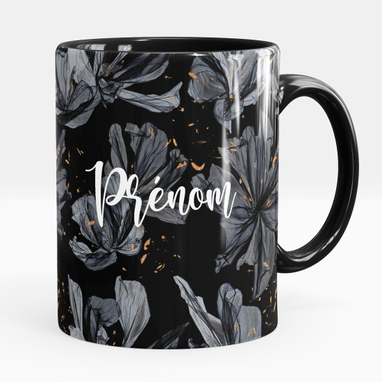 Taza personalizada - Flores