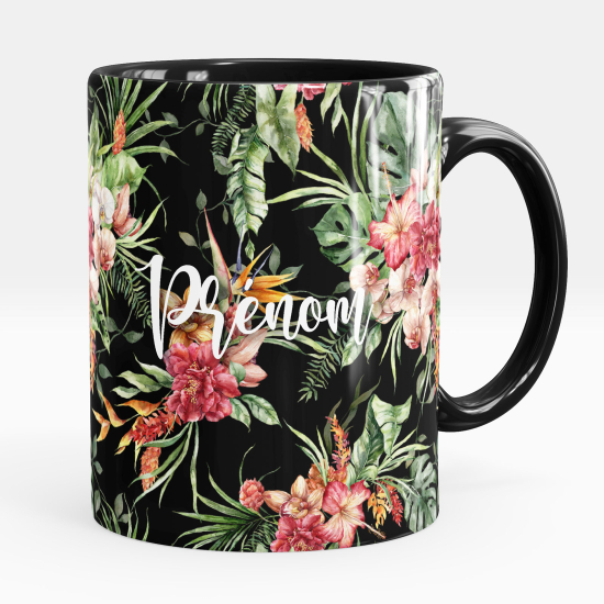 Taza personalizada - Flores