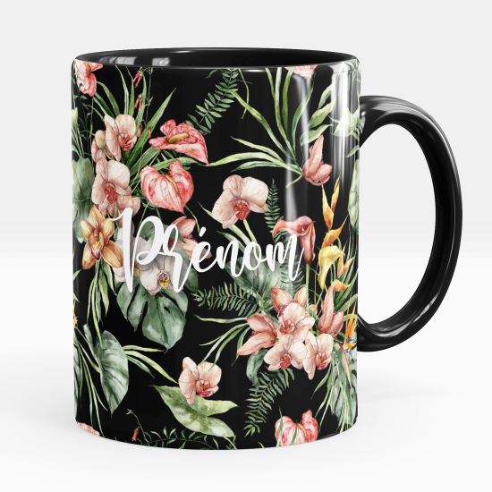 Taza personalizada - Flores