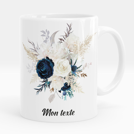 Taza personalizada - Flores