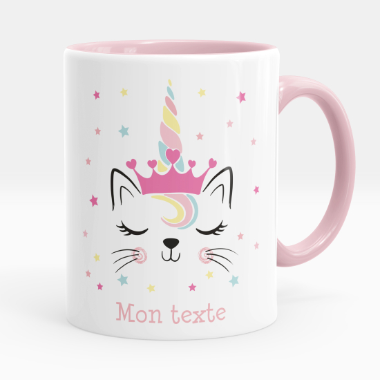 Taza personalizada - Gato unicornio