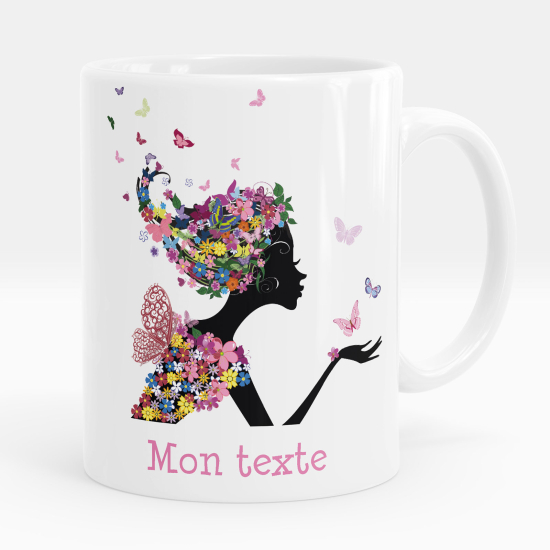 Taza personalizada - Hada mariposas