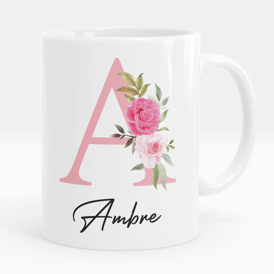 Taza personalizada - Letra A