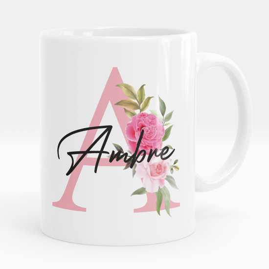 Taza personalizada - Letra A
