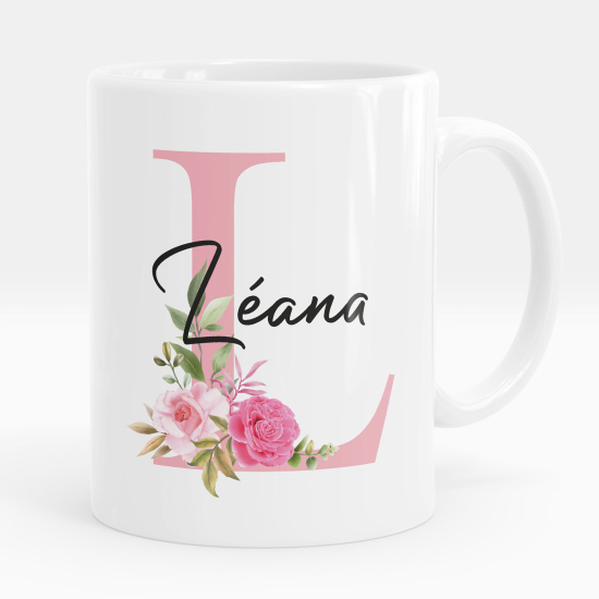 Taza personalizada - Letra L