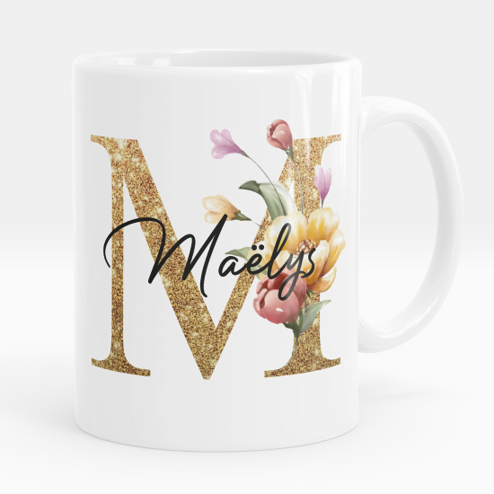 Taza personalizada - Letra M