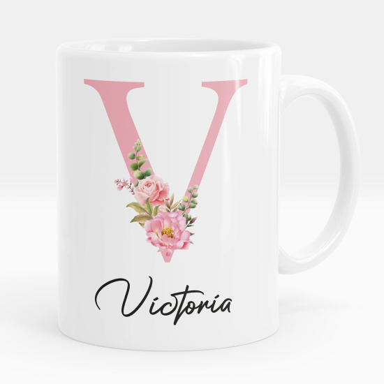 Taza personalizada - Letra V