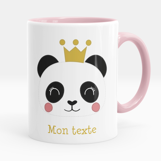 Taza personalizada - Panda princesa