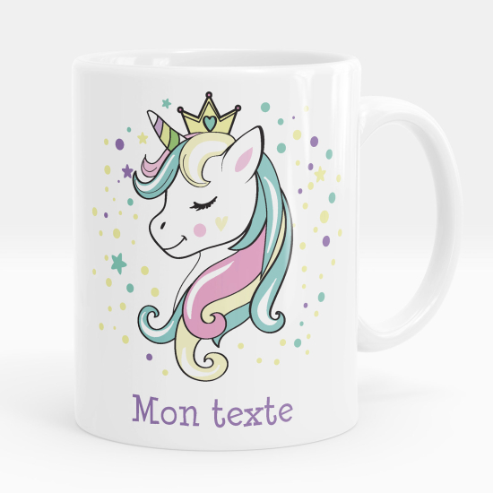 Taza personalizada - Princesa unicornio
