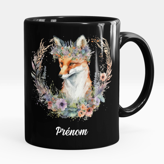 Taza personalizada totalmente negra - Zorro