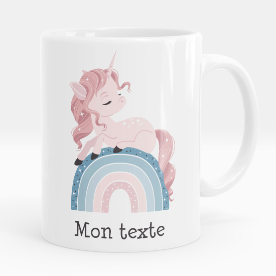 Taza personalizada - Unicornio arcoíris