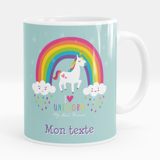 Taza personalizada - Unicornio Arcoíris