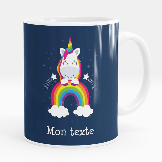 Taza personalizada - Unicornio arcoíris