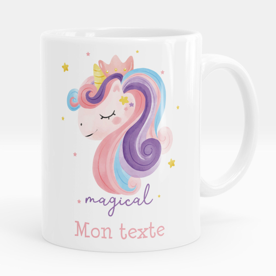 Taza personalizada - Unicornio mágico