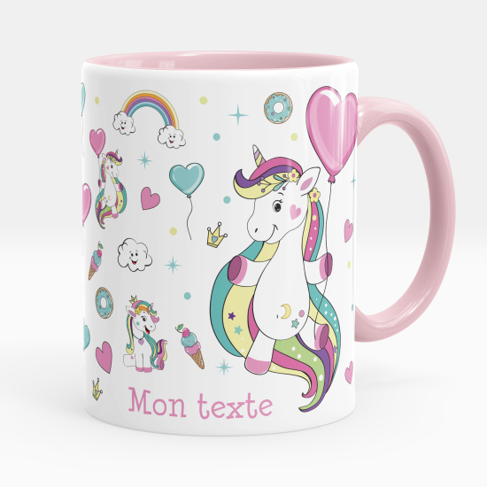 Taza personalizada - Unicornios