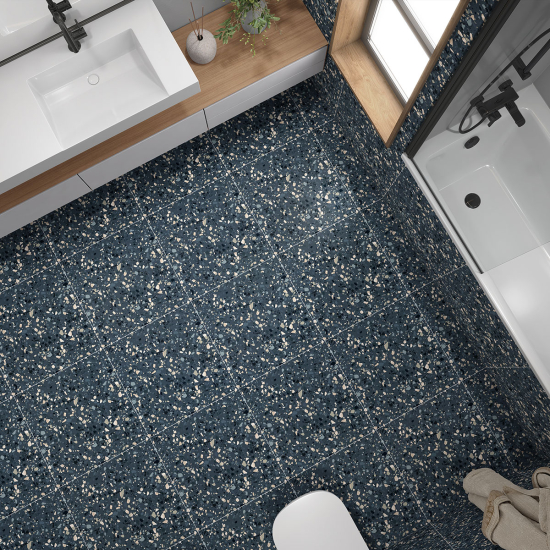 Vinilo Adhesivo antideslizante para baldosas  - Motivo Terrazzo