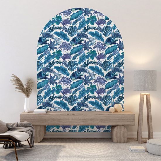 Vinilo Adhesivo Decorativo Arco - Motivo botánico