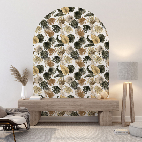 Vinilo Adhesivo Decorativo Arco - Motivo botánico