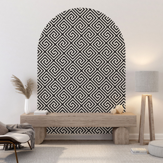 Vinilo Adhesivo Decorativo Arco - Motivo geométrico