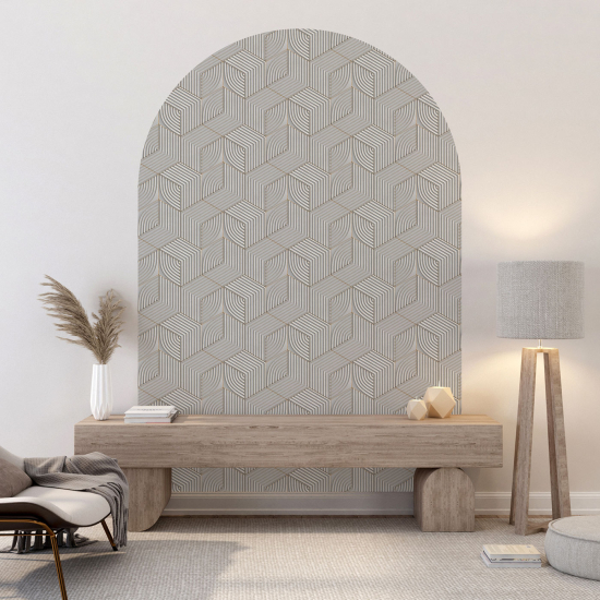 Vinilo Adhesivo Decorativo Arco - Motivo trenzado