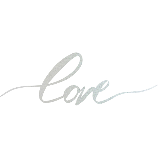 Vinilo Adhesivo Decorativo esmerilado - Amor