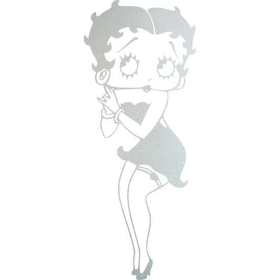Vinilo Adhesivo Decorativo esmerilado - Betty Boop