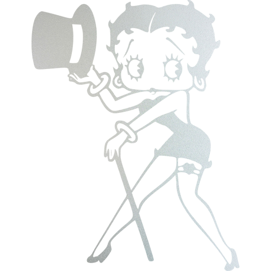 Vinilo Adhesivo Decorativo esmerilado - Betty Boop