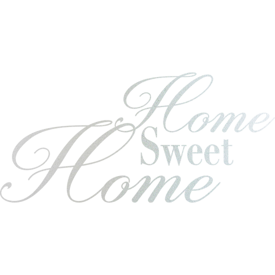 Vinilo Adhesivo Decorativo esmerilado - Cita Hombre Dulce Hogar