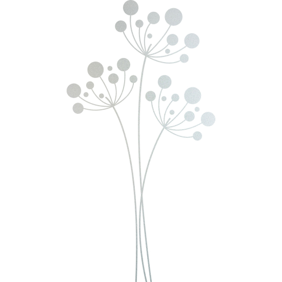Vinilo Adhesivo Decorativo esmerilado - Flores