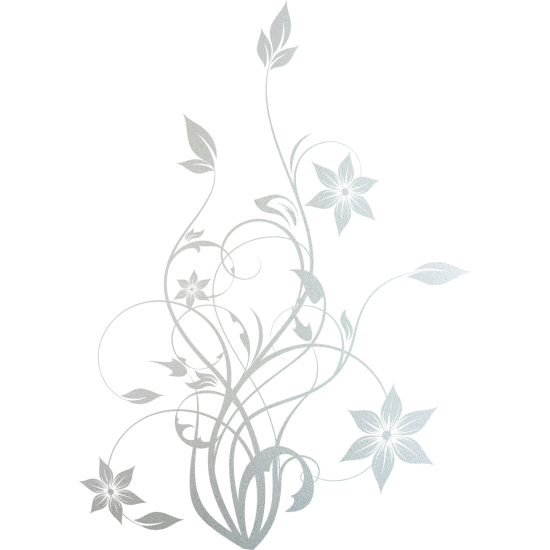 Vinilo Adhesivo Decorativo esmerilado - Flores