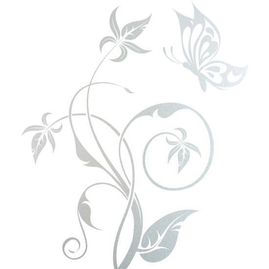 Vinilo Adhesivo Decorativo esmerilado - Flores
