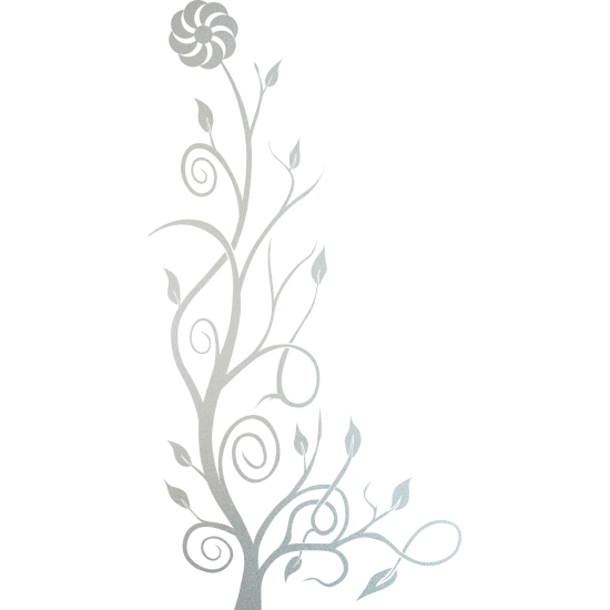 Vinilo Adhesivo Decorativo esmerilado - Flores
