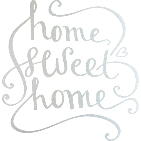 Vinilo Adhesivo Decorativo esmerilado - Hogar Dulce Hogar