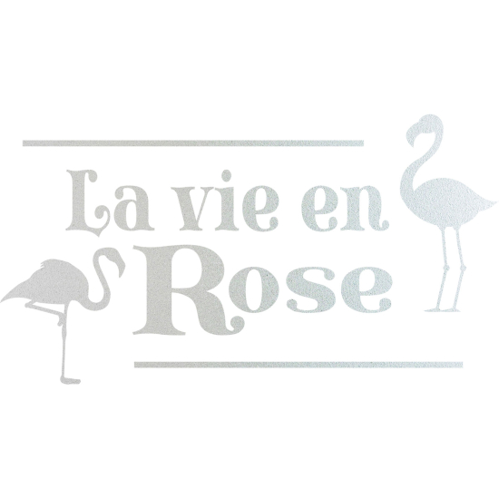 Vinilo Adhesivo Decorativo esmerilado - La vida en rosa