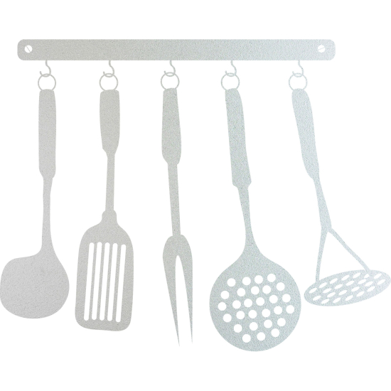 Vinilo Adhesivo Decorativo esmerilado - Utensilios de cocina