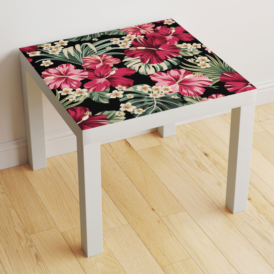 Vinilo Adhesivo Decorativo para Mesa - Flores tropicales