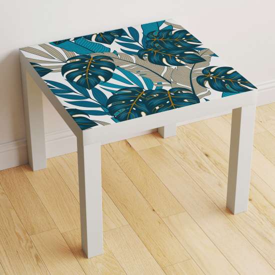 Vinilo Adhesivo Decorativo para Mesa - Hojas Tropicales