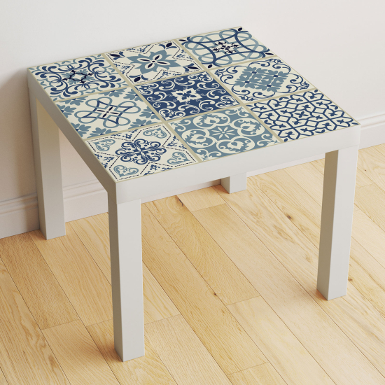Vinilo Adhesivo Decorativo para Mesa - Motivo Azulejos de cemento