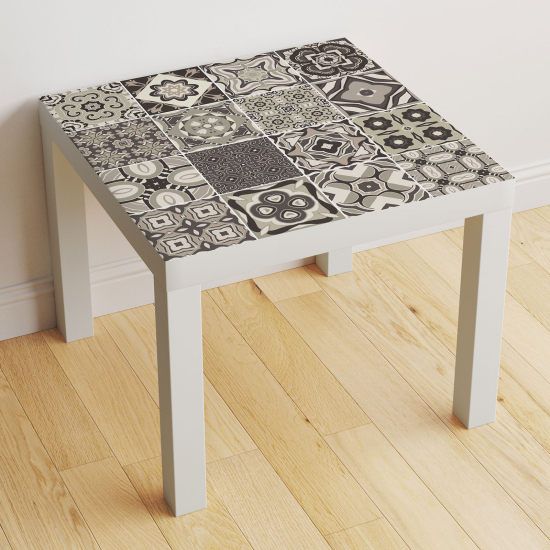 Vinilo Adhesivo Decorativo para Mesa - Motivo Azulejos de cemento