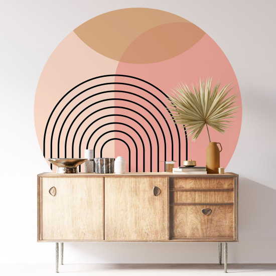 Vinilo Adhesivo Decorativo Redondo - Boho