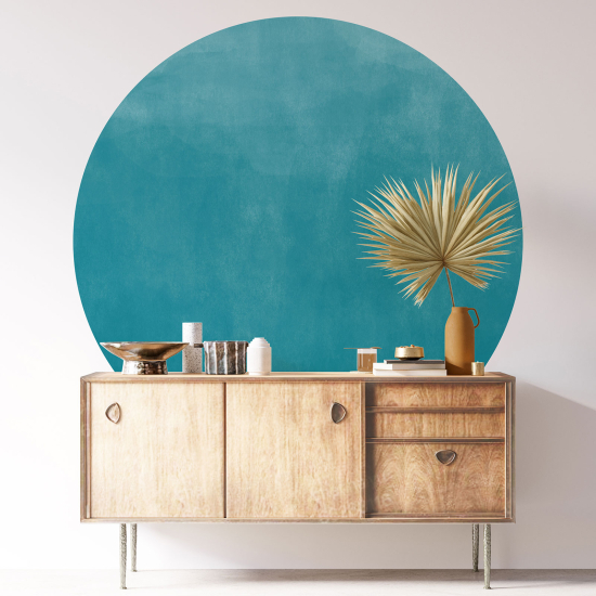 Vinilo Adhesivo Decorativo Redondo - Color de Tendencia