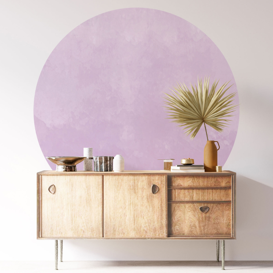 Vinilo Adhesivo Decorativo Redondo - Color de Tendencia