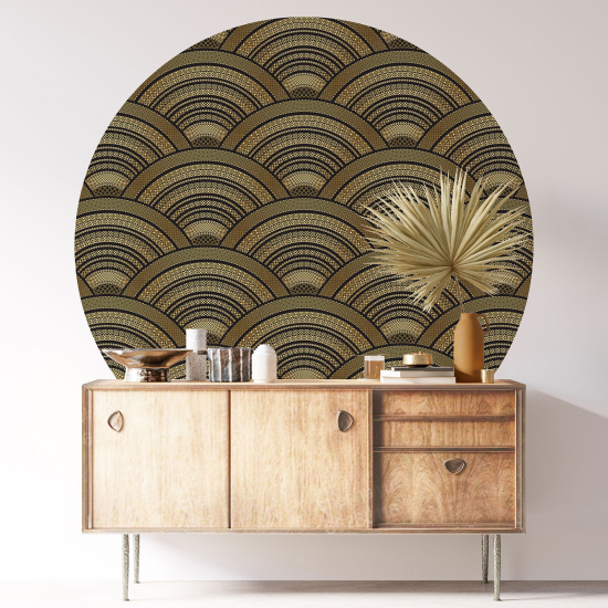 Vinilo Adhesivo Decorativo Redondo - Motivo oriental