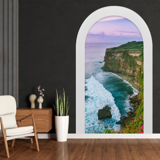 Vinilo Adhesivo Decorativo trampantojo 3D - Acantilados