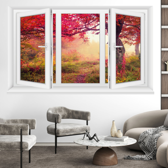 Vinilo Adhesivo Decorativo trampantojo 3D - Bosque