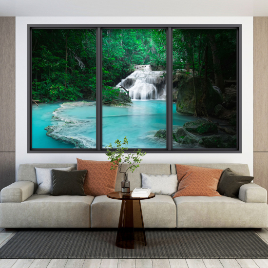 Vinilo Adhesivo Decorativo trampantojo 3D - Cascada