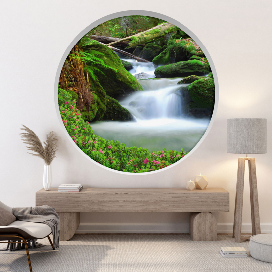 Vinilo Adhesivo Decorativo trampantojo 3D - Cascada