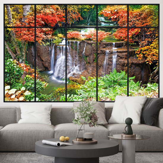 Vinilo Adhesivo Decorativo trampantojo 3D - Cascadas
