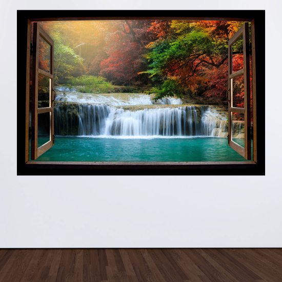 Vinilo Adhesivo Decorativo trampantojo 3D - Cascadas